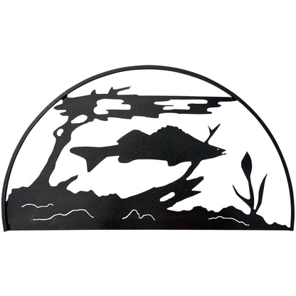 Fish Hoop Metal Decor