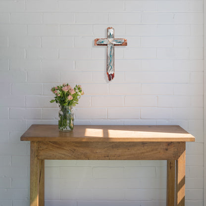 Rustic Elegance Cross Wall Art