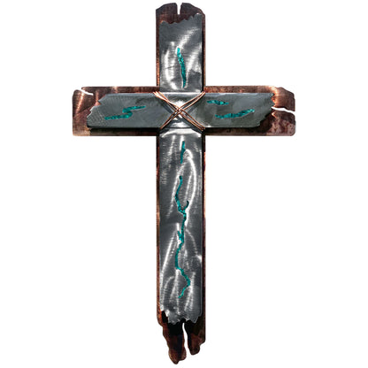 Rustic Elegance Cross Wall Art